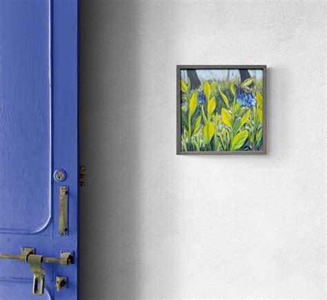 Bluebells in Woods, Virginia Bluebells Art, Small Wildflower Art, Art for Naturalist, Spring ...