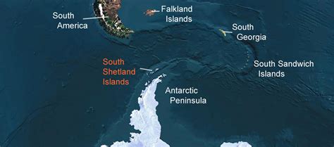 South Shetland Islands Map - Cities And Towns Map