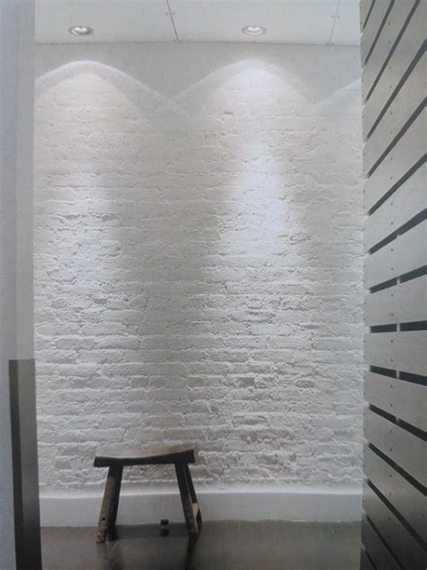 White Brick Wall | Brick interior wall, Brick wall paneling, White ...