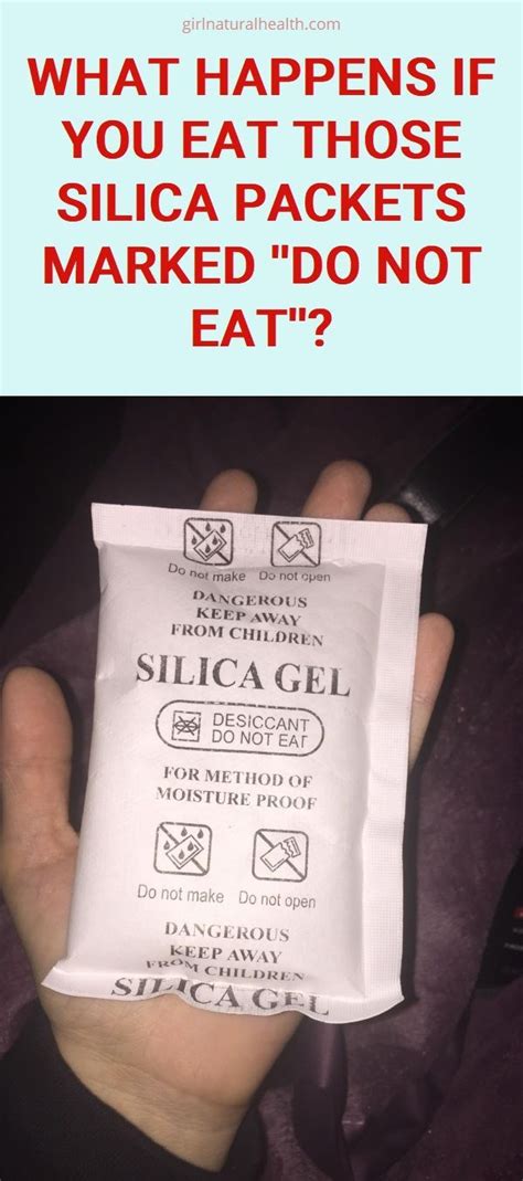 What Happens if You Eat Those Silica Packets Marked “Do Not Eat”? | Silica packets, What happens ...