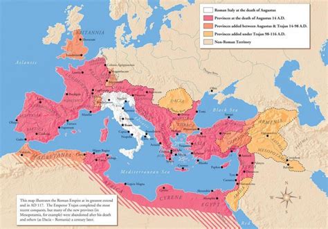 Roman Empire Map [Eastern and Western Rome]