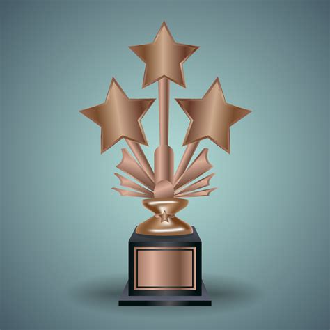 Bronze Trophy Mockup 19862583 Vector Art at Vecteezy