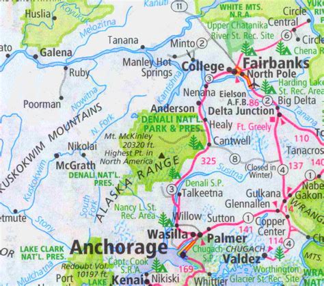 Stampede Trail Denali National Park Map