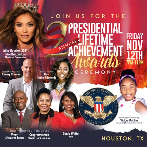 The Presidential Lifetime Achievement Awards Return for the 2nd Year to Honor Exceptional ...