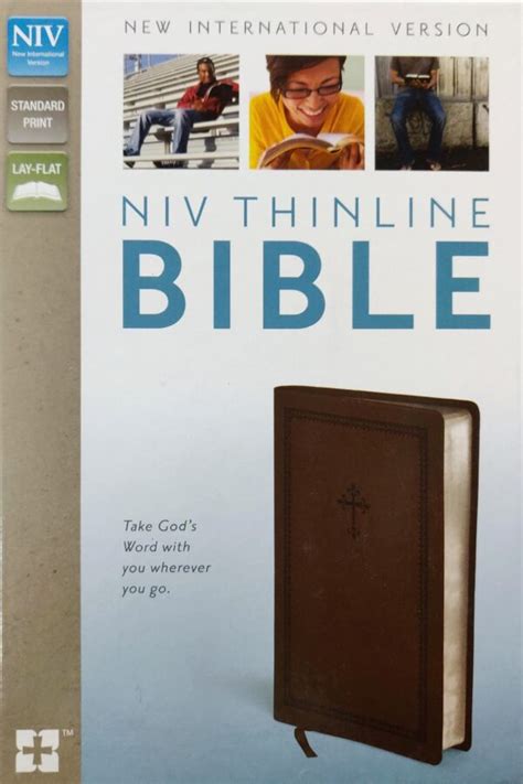 NIV Thinline Brown Bible - LifeSource Christian Bookshop