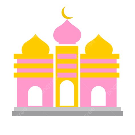 Mosques Clipart PNG Images, Symbol Mosque Illustration Vector, Mosque, Islamic, Muslim PNG Image ...