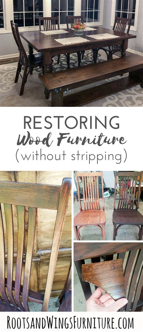 Toning Wood - Restoring Wood Furniture without Stripping • Roots & Wings Furniture LLC | Wood ...