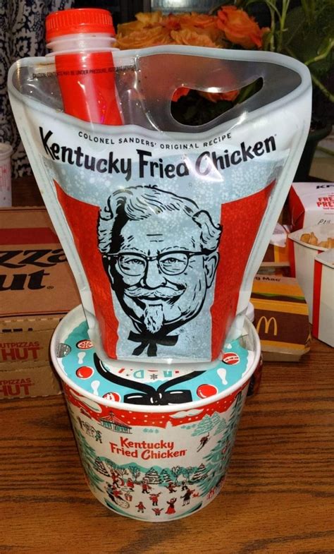 What is the Average Serving Size of the Drinks in a Kfc Beverage Bucket?