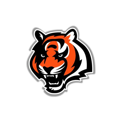 Cincinnati Bengals – Head – Full Color Vinyl Sticker – Custom Size ...