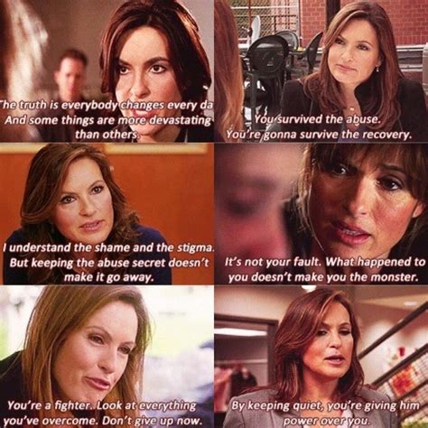 16 best images about Olivia Benson Quotes on Pinterest | Olivia d'abo, Mariska hargitay and Just ...