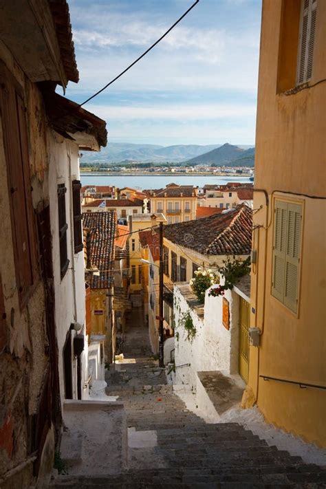 Old Town of Nafplio in Peloponnese, Greece. Stock Image - Image of nafplio, greece: 44984627