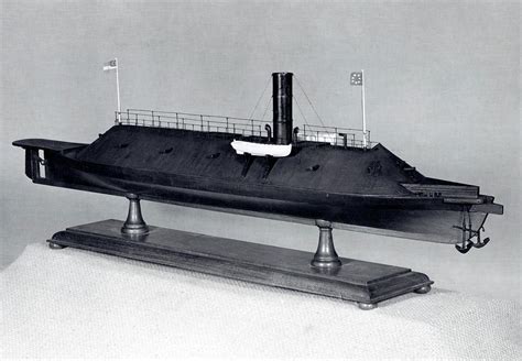 Model Of Ironclad Warship Css Virginia Photograph by Us Navy/naval ...