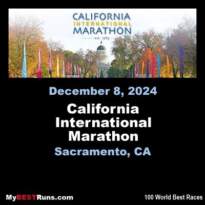 California International Marathon - Sacramento, CA - 12/8/2024 - My ...