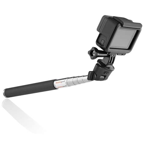 Circuit City Extendable Waterproof GoPro Selfie Stick Extra-Long 42” Extending Monopod with ...