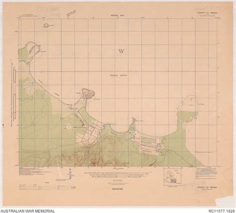 Vicinity of Wewak : special map | Australian War Memorial