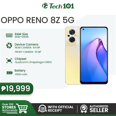 Oppo Reno 8 Z 5G (8GB+128GB) With Official Receipt With Warranty ...