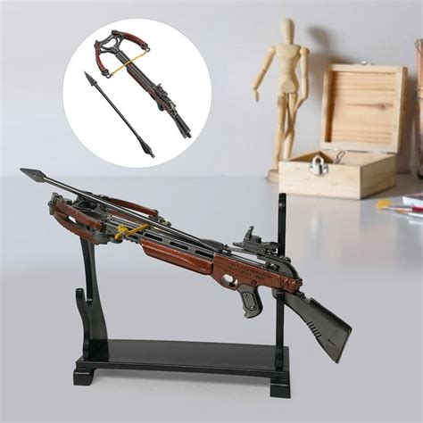 Tebru Mini Crossbow Tabletop Car Decoration Accessories Keychain Slingshot Model, Crossbow Model ...