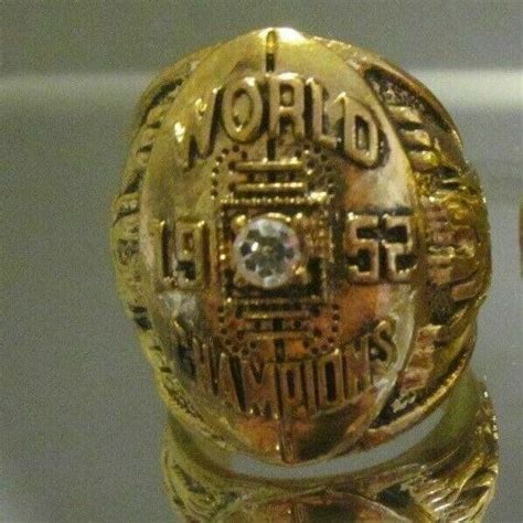 1952 Detroit Lions Championship Ring Extremely Rare! 18k Heavy Gold ...