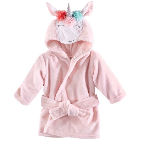 Hudson Baby - Plush Bathrobe (Baby Girls) - Walmart.com