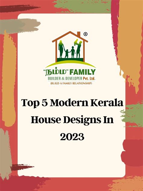 Namma Family Builder - Top 5 Modern Kerala House Designs In 2023 ...