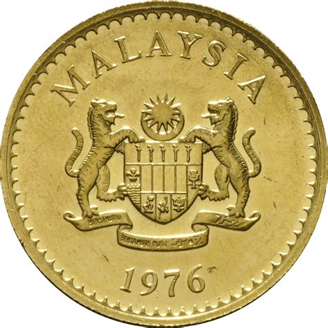 Malaysian 1976 500 Ringgit Tapir Gold Coin - €1,798