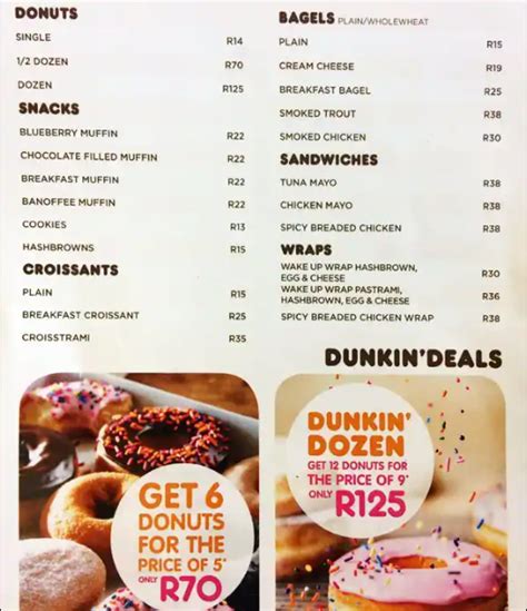 Dunkin Donuts Coffee Menu With Prices Clearance Wholesale | ricardoalpoim.com.br