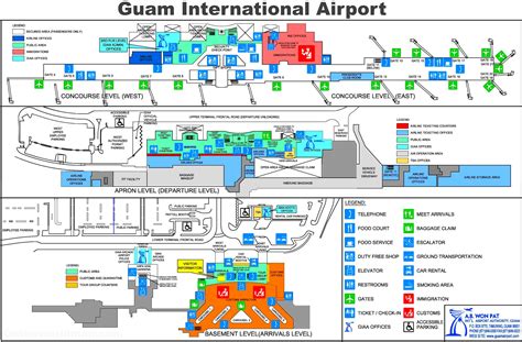 Guam International Airport Map