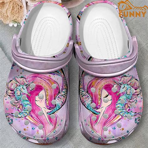 Unicorn And Mermaid Crocs - Discover Comfort And Style Clog Shoes With ...