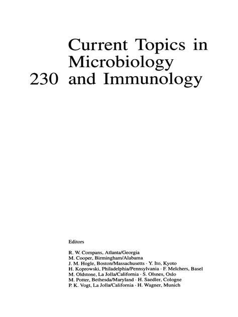 Current Topics in Microbiology and Immunology | PDF | Natural Killer Cell | Mhc Class I