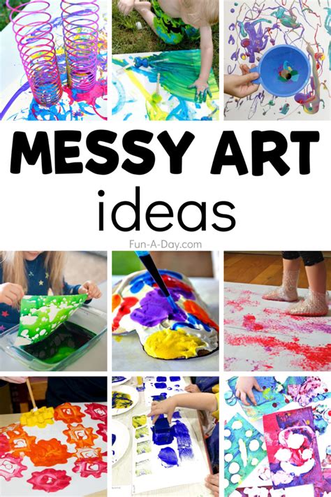 Messy Art That Inspires Creativity - Fun-A-Day!