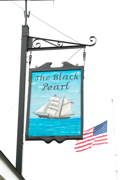 Newport Ri The Black Pearl Sign - Bash & Co.