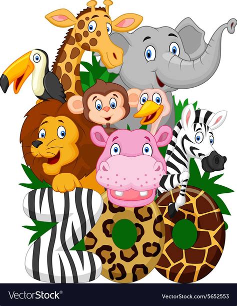 illustration of Cartoon collection animal of zoo. Download a Free Preview or High Quality Adobe ...