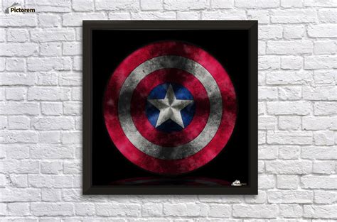 Captain America Shield Painting at PaintingValley.com | Explore ...