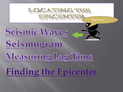 Locating the Epicenter