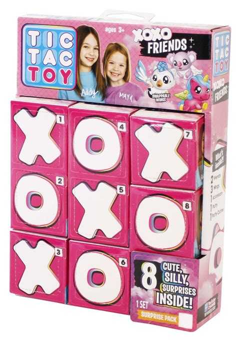 Tic Tac Toy XOXO Friends Surprise Pack 12 Mystery 8-Pack Blip Toys - ToyWiz