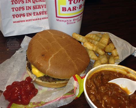 Tops BAR-B-Q Burger | Best Memphis Burger