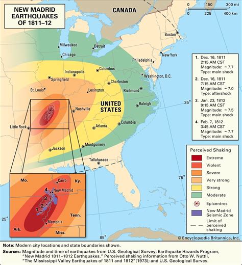 Scary phenomena that occurred during the New Madrid earthquakes in 1811-1812 - Strange Sounds