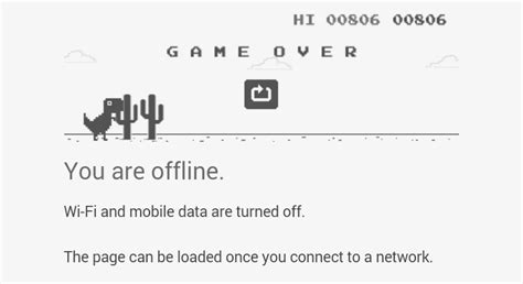 No Internet? Play Chrome Browser's Offline Dinosaur Game - Dignited