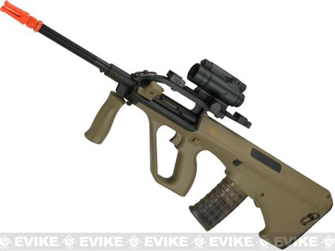 Evike.com Exclusive ASG Steyr Licensed AUG A2 Airsoft AEG Rifle (Color: Tan), Airsoft Guns ...