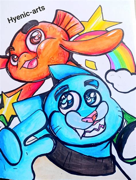 Gumball and Darwin by Hyenic-arts on DeviantArt