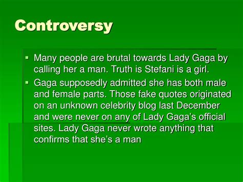 PPT - Lady Gaga PowerPoint Presentation, free download - ID:1148232