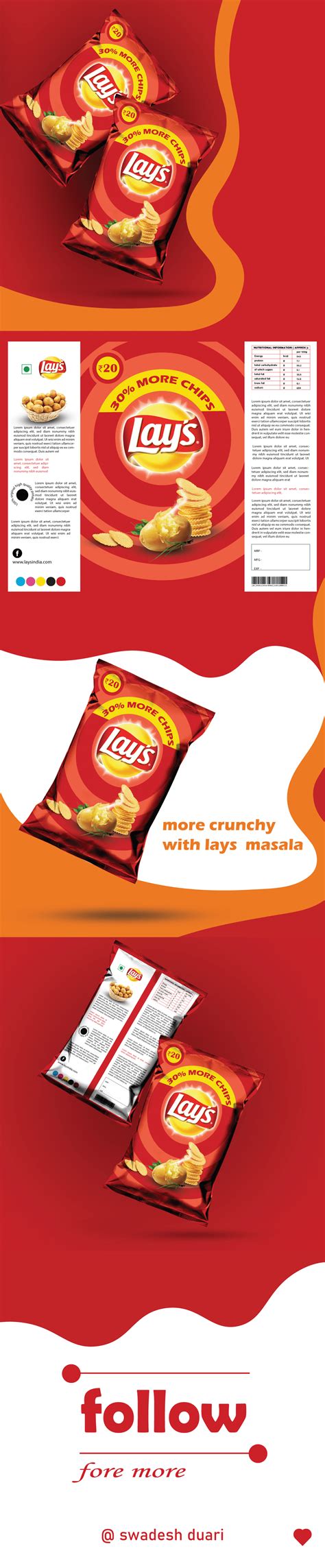 Lays packaging design :: Behance