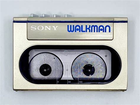 Sony Walkman WM-10 Gold Portable Cassette Player