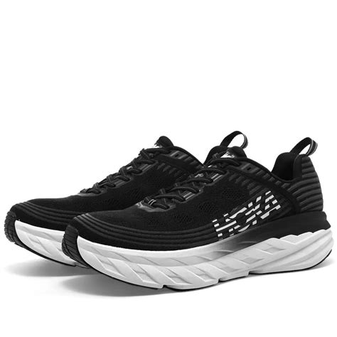 HOKA One One Bondi 6 Black & White | END. (JP)