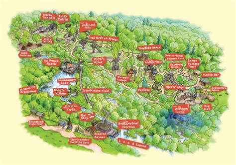 Map - BeWILDerwood