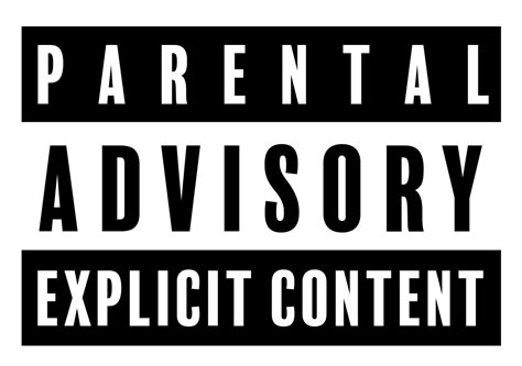 Parental Advisory Transparent