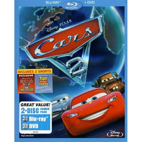 Cars 2 (Blu-ray + DVD) - Walmart.com