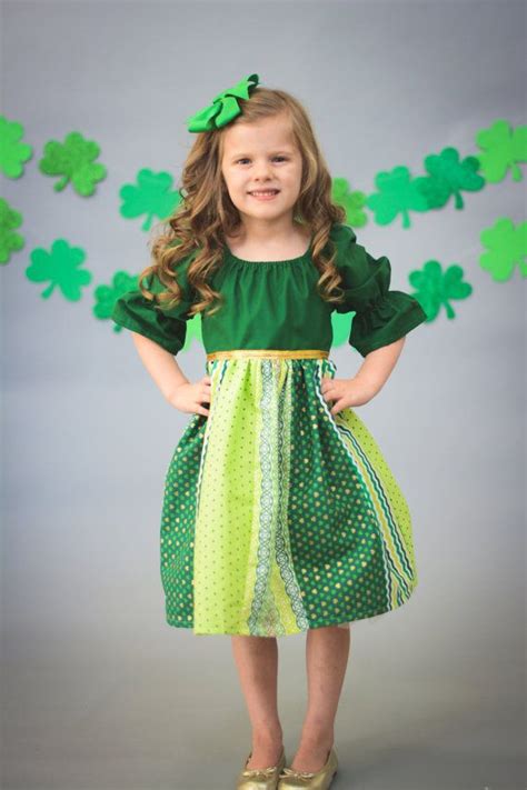 St. Patricks Day Dress Shamrock Dress St. by sewadorablechildrens ...