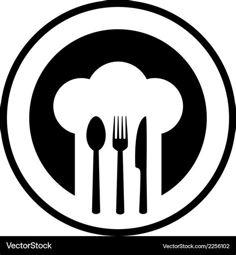 Black restaurant sign Royalty Free Vector Image