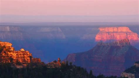 Grand Canyon North Rim at sunrise and sunset - YouTube